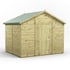 Power 8x10 Premium Apex Windowless Wooden Shed