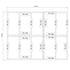 Power 8x10 Wooden Decking Kit Dimensions