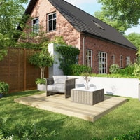 Power 8x10 Wooden Decking Kit