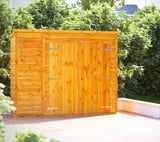 Power 8x2 Pent Storage Shed