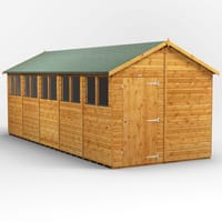 Power 20x8 Shiplap Apex Wooden Shed