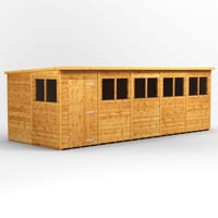 Power 20x8 Shiplap Pent Wooden Shed