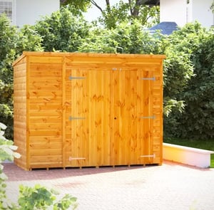 Power 8x4 Pent Storage Shed