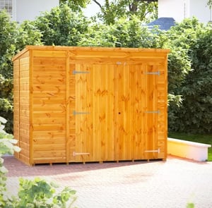 Power 8x5 Pent Storage Shed