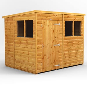 Power 8x6 Pent Wooden Shed