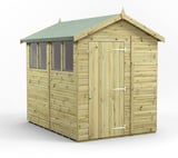 Power 8x6 Premium Apex Wooden Shed