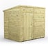 Power 8x6 Premium Pent Windowless Wooden Shed
