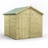 Power 8x8 Premium Apex Windowless Wooden Shed
