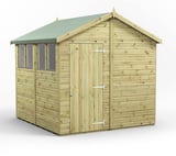 Power 8x8 Premium Apex Wooden Shed