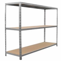 Bulldog 200cm x 60cm 3 Tier Galvanised Shelving