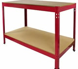 Bulldog 100cm Workbench in Red
