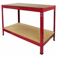 Bulldog 100cm Workbench in Red