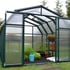 Palram Canopia Hobby Gardener 8x8 Greenhouse with Polycarbonate Glazing and Large Doorway