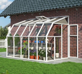 Palram Canopia Sun Room Lean To Greenhouse