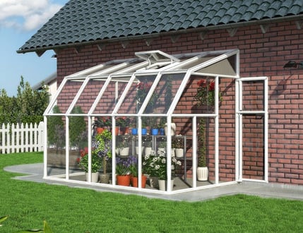 Palram Canopia Sun Room Lean To Greenhouse