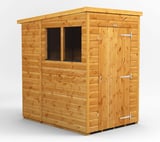 Power 4x6 Pent Wooden Shed
