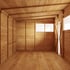10x8 Pent Overlap Wooden Shed Interior
