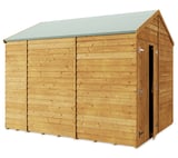10x8 Windowless Apex Overlap Wooden Shed