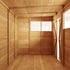 12x6 Pent Overlap Wooden Shed Interior
