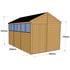 12x8 Apex Overlap Wooden Shed Dimensions