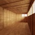 Pent Overlap Wood Shed Interior
