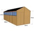 20x8 Apex Overlap Wooden Shed Dimensions