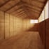 20x8 Apex Overlap Wooden Shed Interior