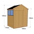 4x6 Apex Overlap Wooden Shed Dimensions
