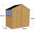 4x8 Apex Overlap Wooden Shed Dimensions