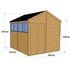 8x8 Apex Overlap Wooden Shed Dimensions