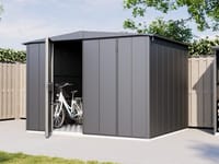 Hormann Berry 8x8 Apex Metal Garden Shed