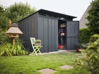 Hormann Berry 10x8 Pent Metal Garden Shed