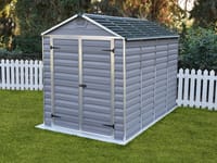 Palram Canopia 6x10 Plastic Skylight Grey Shed - OFF