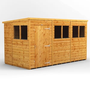 Power 12x6 Pent Wooden Shed