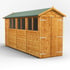 Power 10x4 Apex Wooden Shed Double Doors