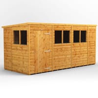 Power 14x6 Shiplap Pent Wooden Shed