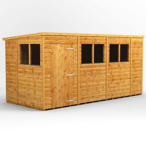 Power 14x6 Pent Wooden Shed