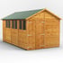 Power 14x8 Apex Wooden Shed Double Doors