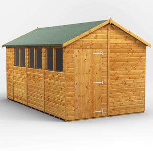 Power 14x8 Apex Wooden Shed
