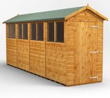 Power 16x4 Apex Wooden Shed