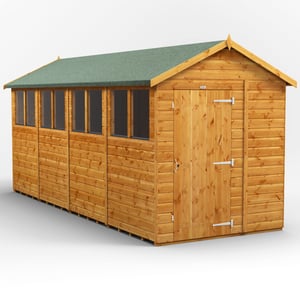 Power 16x6 Apex Wooden Shed