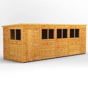 Power 18x6 Pent Wooden Shed