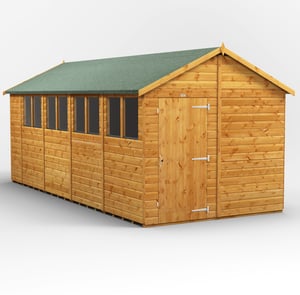 Power 18x8 Apex Wooden Shed