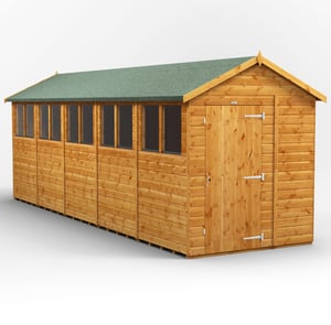 Power 20x6 Apex Wooden Shed