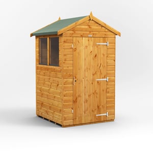 Power 4x4 Apex Wooden Shed