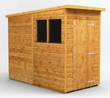 Power 4x8 Pent Wooden Shed