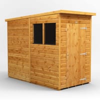Power 4x8 Shiplap Pent Wooden Shed