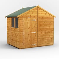 Power 6x8 Shiplap Apex Wooden Shed