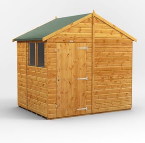 Power 6x8 Apex Wooden Shed