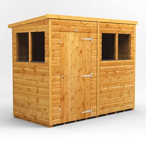Power 8x4 Pent Wooden Shed